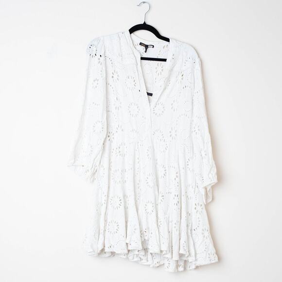 Maje Rapala White Mini Dress - Picture 3 of 8